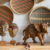 cesto etnico parede casa decoracao indigena fibra natural aruma artesanato cultura ancestral brasil 02