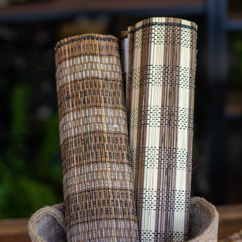 esteira mesa bambu descoracao bali artesanato mesa posta almoco jantar servir loja artesintonia 01
