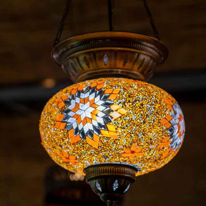 luminaria lustre turco decoração iluminação artesanato vidro mosaico núcleos tradição cultura loja artesintonia luzes 01