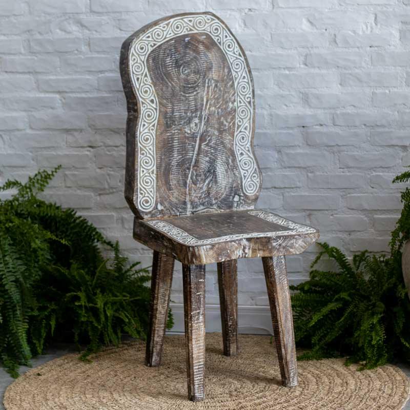 cadeira chair madeira entalhada rustica artesanal etnico timor bali decoracao mesa  jantar diningroom loja artesintonia 01