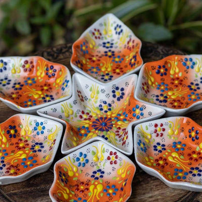 petisqueira ceramica turca pintura artesanal tradicao cultura cores flores estrela mesa cozinha petiscos loja artesintonia 02