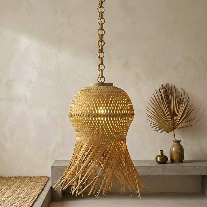 luminaria pendente rattan fibra natural bali indonesia sustentavel artesanal decoracao ambientes iluminacao estilo boho tropical medewi loja artesintonia 01