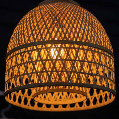 luminária pendente rattan fibra natural bali indonésia sustentavel artesanal decoração ambientes iluminação estilo boho tropical tegal loja artesintonia 04
