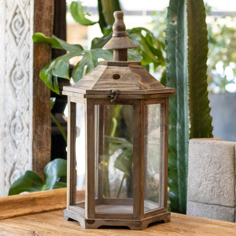 lanterna rustica madeira decoracao casa jardim wooden decorative lantern 01