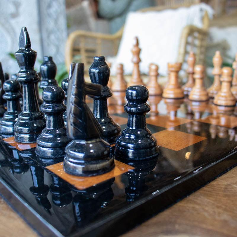 Wood Resin Chess Set