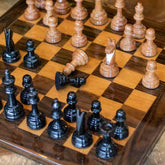 jogo tabuleiro xadrez madeira resina artesanal brasil decoracao casa escritorio partida estrategia loja artesintonia 02