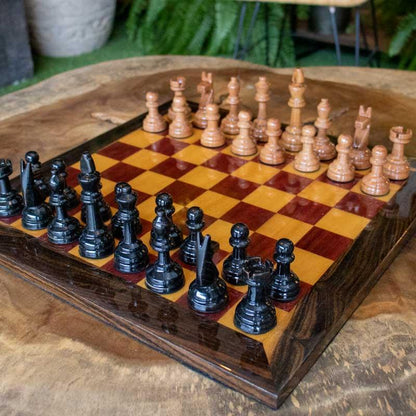 Jogo de tabuleiro de xadrez