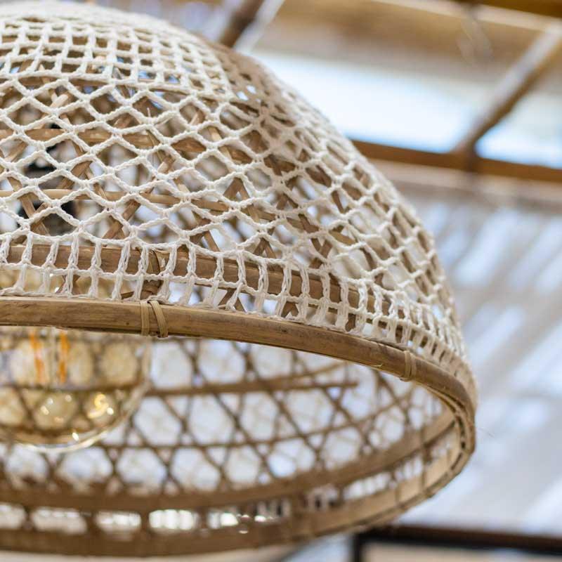 Lustre em Fibra Natural Artesanal | Bali