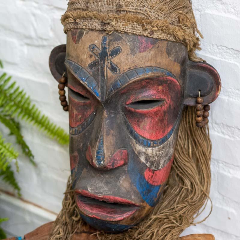 mascara decorativa borneo asia tradicao cultura decoracao casa exotica escultura madeira albizia bali indonesia loja artesintonia 07