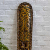 mascara decorativa borneo elementos bali indonesia madeira albizia rattan artesanato cultura tradicao loja artesintonia 04