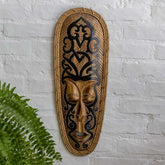 mascara decorativa borneo elementos bali indonesia madeira albizia rattan artesanato cultura tradicao loja artesintonia 06