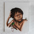 tela pintura quadro indigena yanomami crianca jovem artista matheuspereira brasil tribos cultura inovacao design decoracao casa parede loja artesintonia 01