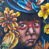 quadro decorativo etnico parede casa arte brasileira indigena brazilian decorative fabrics 02