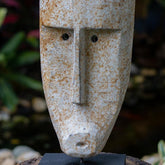 mascara etnica timor pedra artesanal bali indonesia tradicao cultura artesanal loja artesintonia 02