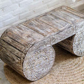 banco madeira decorativa étnica bali decoração decoration arte handmade wood pátina loja comprar artesintonia