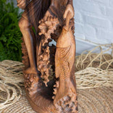 escultura madeira suar pescador bali indonesia cultura peixe historias artesanato decoracao homem realista decoracao loja artesintonia 04