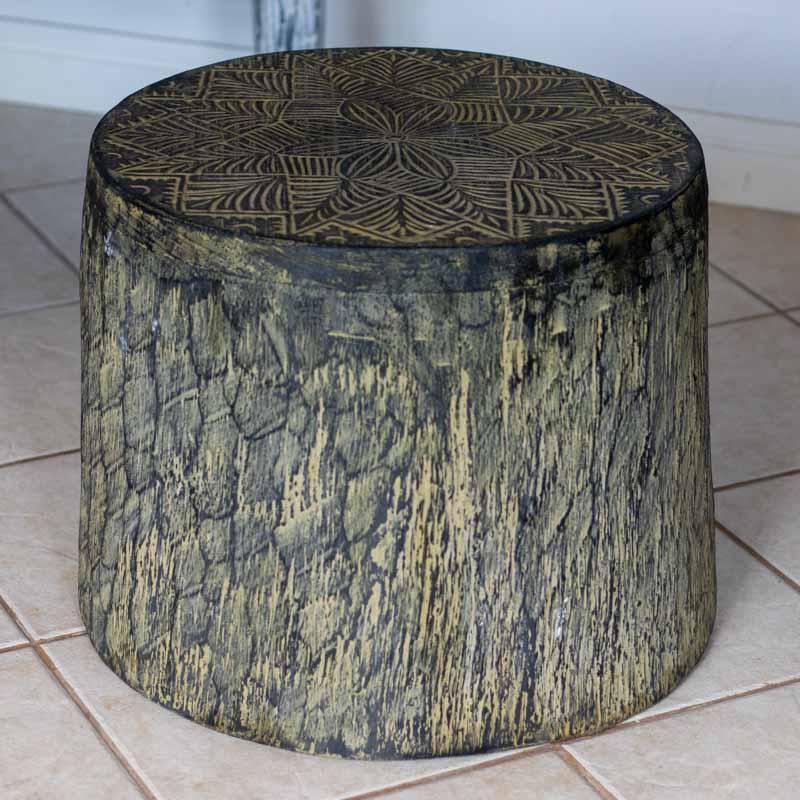 mesa madeira palmeira entalhada esculpida decoracao centro sala varanda bali indonesia etnico design interiores estilo comprar loja artesintonia