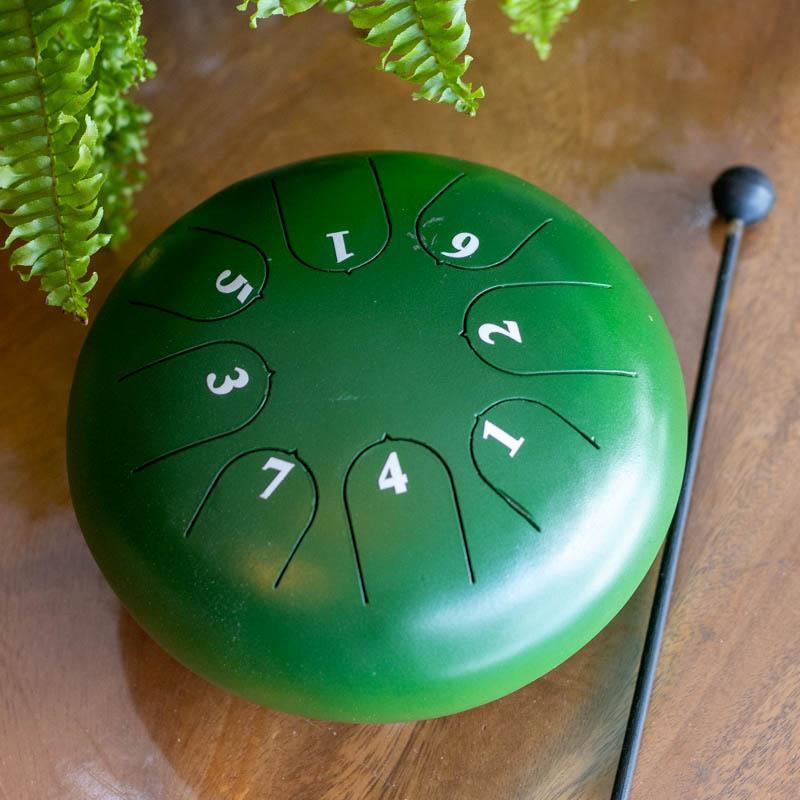 hang drum metal bali indonesia instrumento relaxante som paz tranquilidade terapia sonora tambor baqueta musica loja artesintonia 