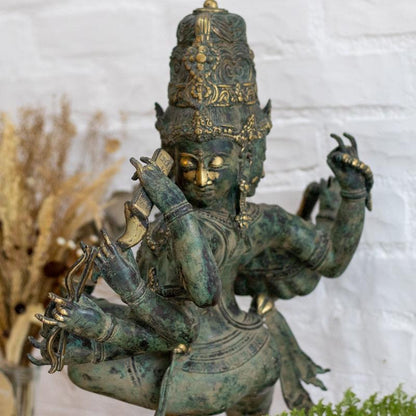 Escultura em Bronze de Shiva - Arte &amp; Sintonia 2023, artes unicas, Bali - PAN, bali23, Bronze, decor, Decor Home, Divindades Hindu, escultura, esculturas, facenews, Indonésia / Bali, outras esculturas, shiva