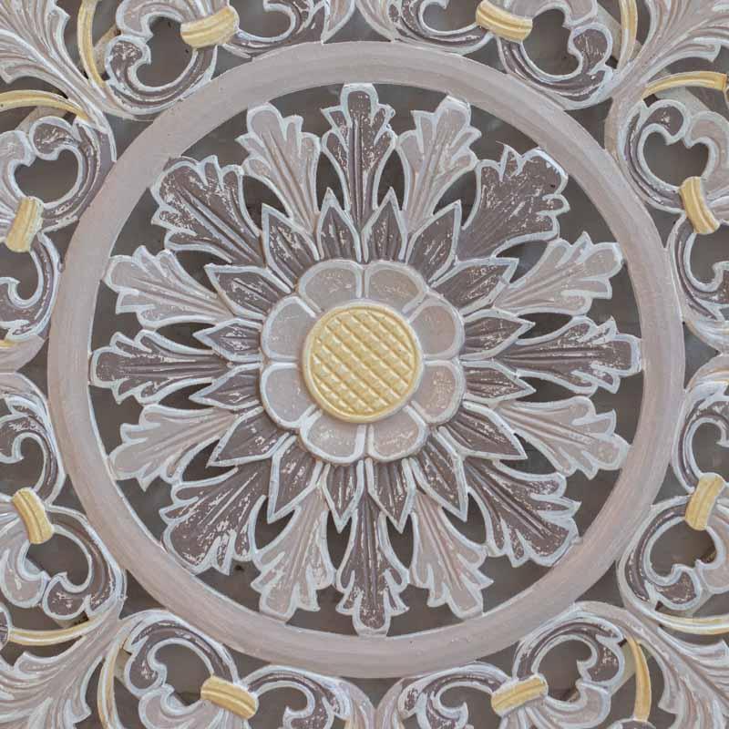 mandala antik pastel decoracao paredes balinesa indonesia objetos decorativos wall decoration carved 