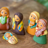 presépio ceramica artesanal decorativo peru arte natal pascoa religião cultura berço de cerâmica 03