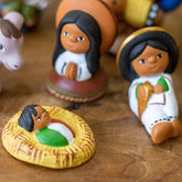presépio ceramica artesanal decorativo peru arte natal pascoa religião cultura berço de cerâmica 03