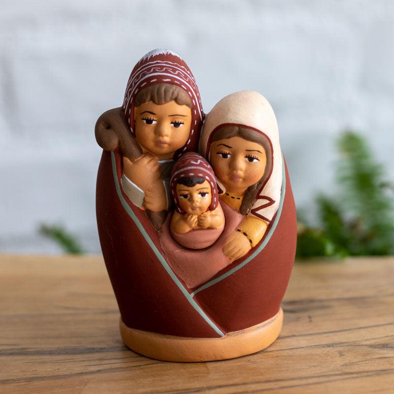 escultura ceramica sagrada familia jesus espiritual religiao uniao serenidade significado peru artesanato loja artesintonia 01