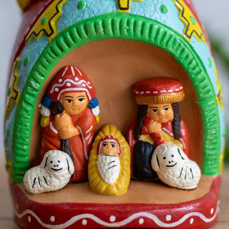 escultura ceramica sagrada familia jesus espiritual religiao uniao serenidade significado peru artesanato natal festas ceia loja artesintonia 03