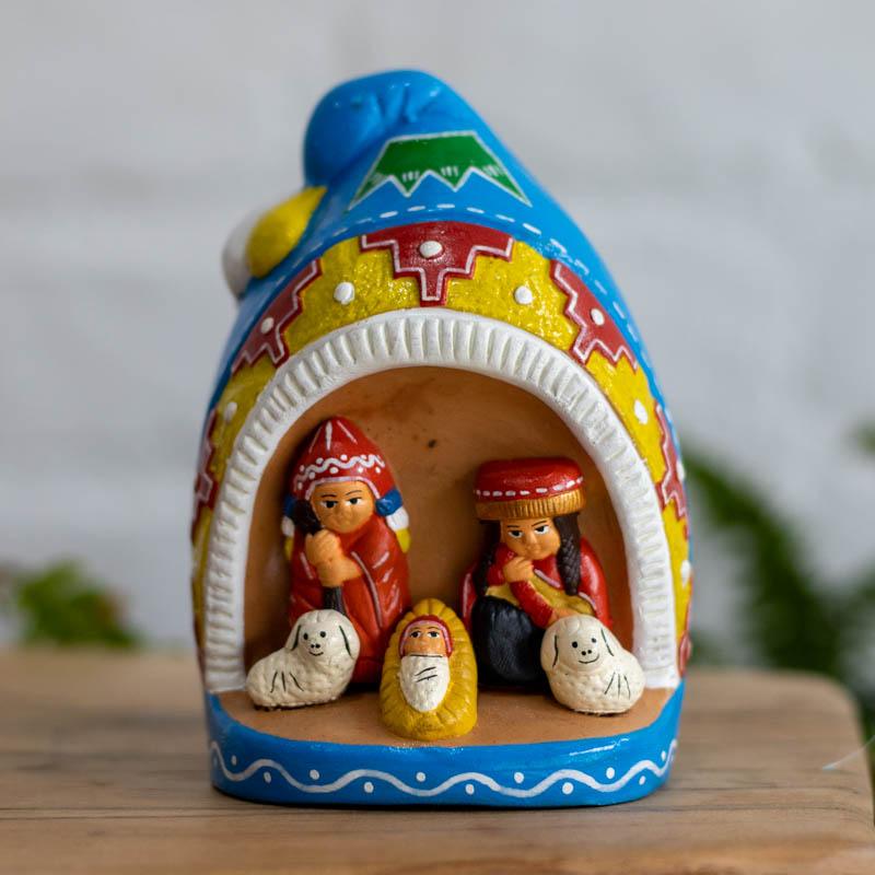 escultura ceramica sagrada familia jesus espiritual religiao uniao serenidade significado peru artesanato natal festas ceia loja artesintonia 04