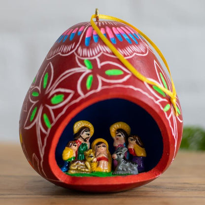 escultura ceramica sagrada familia jesus espiritual religiao uniao serenidade significado peru artesanato gorro chullo loja artesintonia 01
