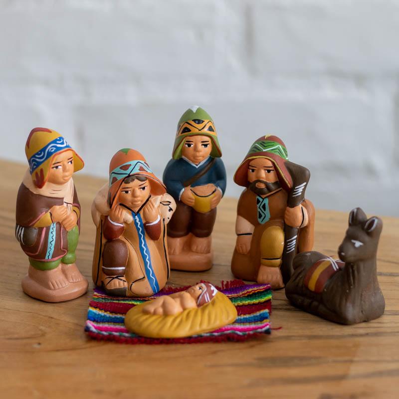 escultura presepio ceramica sagrada familia jesus espiritual religiao uniao serenidade significado peru artesanato loja artesintonia 01
