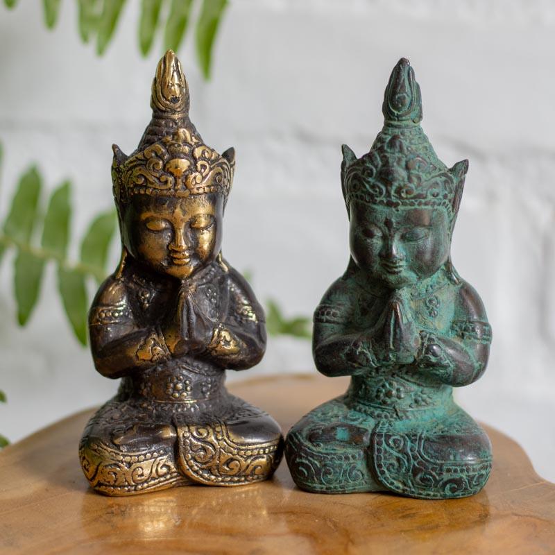 escultura bronze buda thailandes serenidade zen tranquilidade meditacao decoracao casa altar bali indonesia loja artesintonia 01