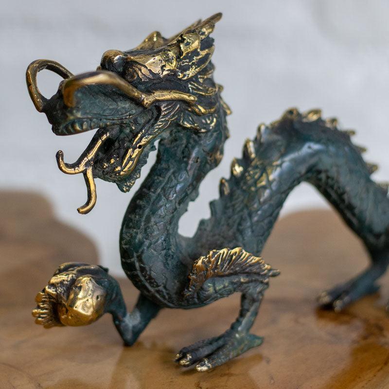 escultura dragao bronze bali indonesia simbolo protecao mitologia decoracao casa loja artesintonia 02