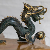 escultura dragao bronze bali indonesia simbolo protecao mitologia decoracao casa loja artesintonia 03