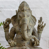 escultura deus ganesha prosperidade bronze barong protecao dualidade cultura bali indonesia altar devocao iluminacao elefante leao loja artesintonia 03