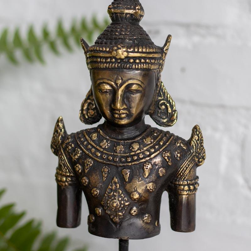 escultura buda thai busto bronze bali indonesia arte decoracao zen budismo feng shui decoracao casa loja artesintonia 03