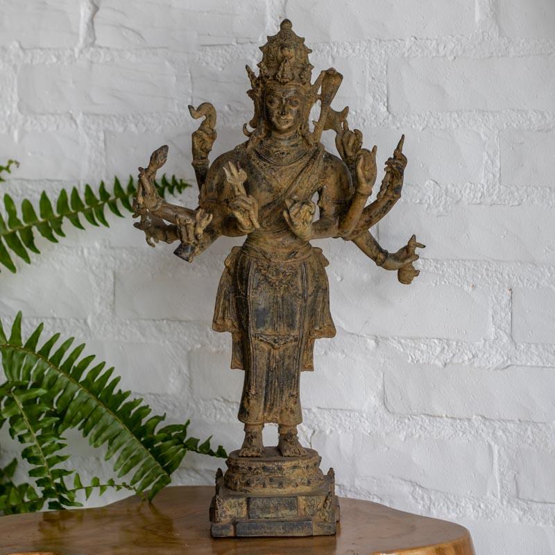 escultura shiva bronze destruidor regenerador criador mundo yoga bali indonesia decoracao altar divindade loja artesintonia 01 
