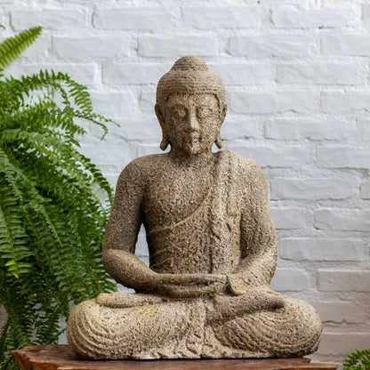 escultura buda meditacao zen fibrocimento bali indonesia tranquilidade decoracao terapia loja artesintonia 01
