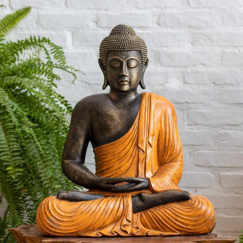 escultura buda meditação zen fibrocimento bali indonésia tranquilidade decoração terapia loja artesintonia 01