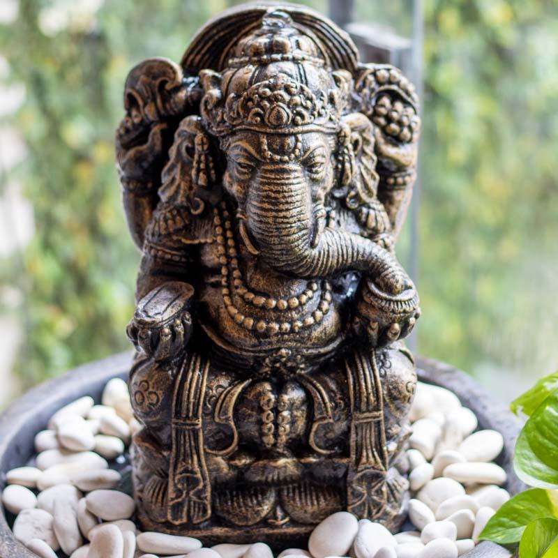 fonte ganesha elefante deus hindu prosperidade agua jardim decoracao casa fibrocimento bali indonesia oriental loja artesintonia 04