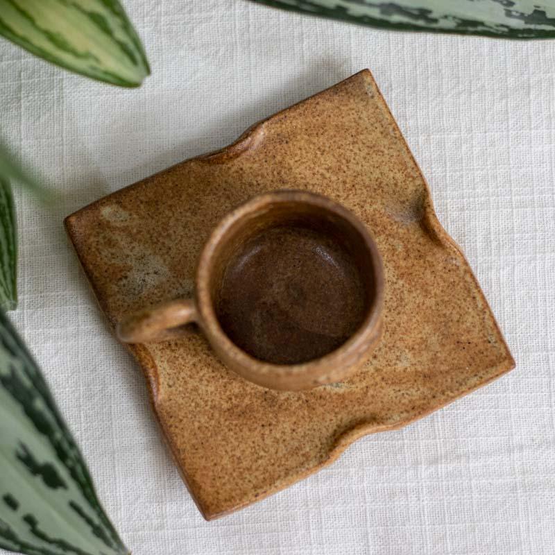 Xicara pires conjunto ceramica artesanato bali indonesia pato simbolo cultura servir cafe mesa posta loja artesintonia 02
