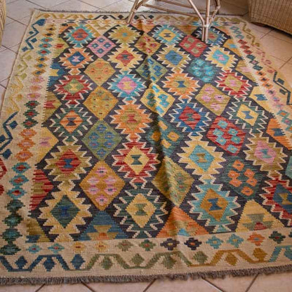 tapete kilim artesanal afegao arte decoração casa tradicao cultura textil algodao persa tecelagem beleza loja artesintonia 02