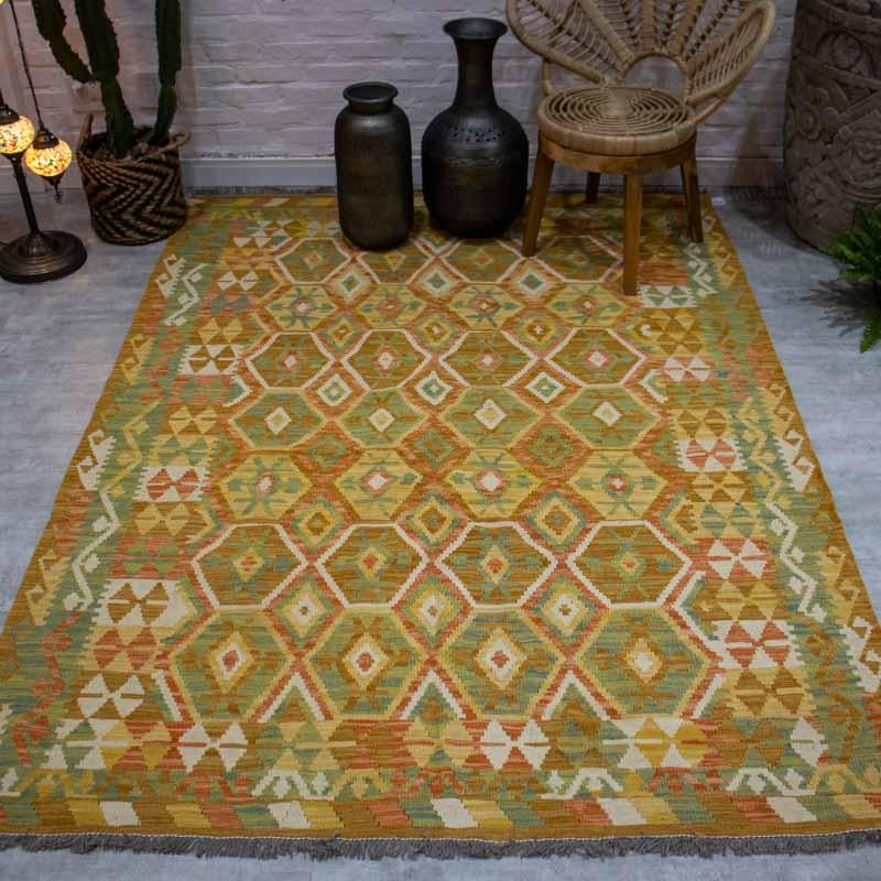 tapete kilim artesanal afegao arte decoracao casa tradicao cultura textil algodao persa tecelagem beleza loja artesintonia 01