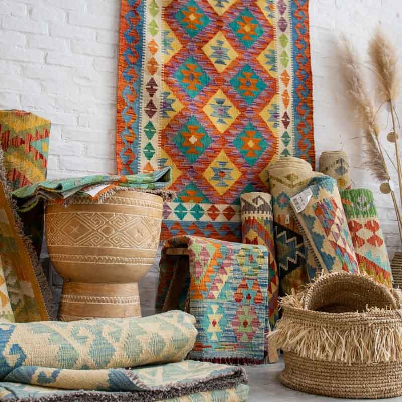 tapete kilim artesanal afegao arte decoracao casa tradicao cultura textil algodao persa tecelagem beleza loja artesintonia 04