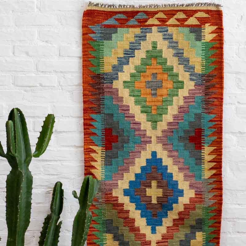 passadeira kilim artesanal paquistao arte decoração casa tradição cultura textil algodao persa tecelagem beleza loja artesintonia 01