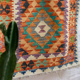 tapete kilim artesanal paquistao arte decoração casa tradição cultura textil algodao persa tecelagem beleza loja artesintonia 04