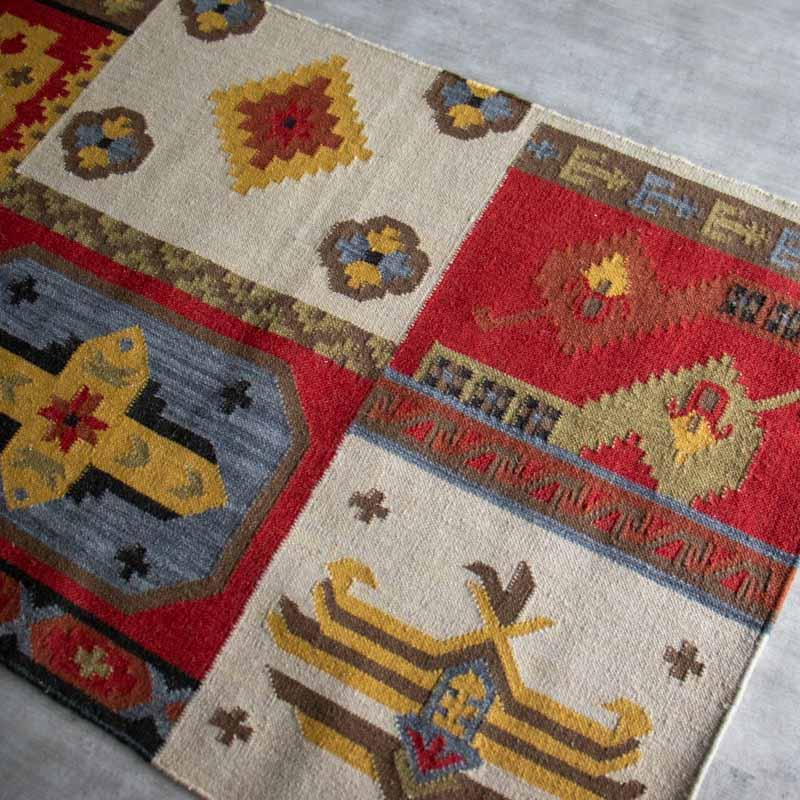 tapete passadeira kazak iraniano artesanal textil tecelagem tradição beleza cultura algodao la decoração casa loja artesintonia 03