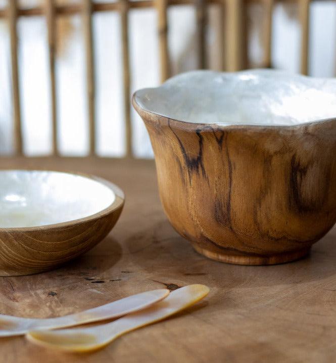 bowl tigela taca madeira madreperola arte bali indonesia decoracao casa mother of pearl wood 03