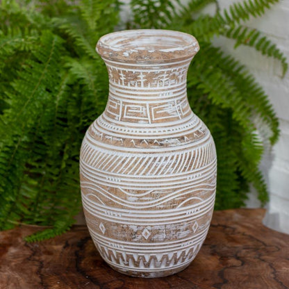 vaso em madeira artesanal etnico entalhado desenhos formas bali indonesia decoracao casa loja artesintonia 02