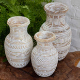 vaso em madeira artesanal etnico entalhado desenhos formas bali indonesia decoracao casa loja artesintonia 04
